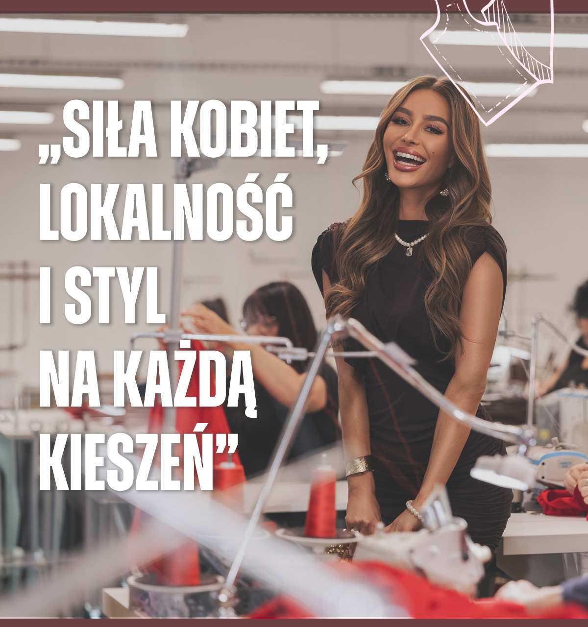 Polska Produkcja. Od projektu, poprzez szycie, aż po zapakowanie i wysyłkę. Nasza siedziba znajduje się w Słupsku. tworzymy dla Ciebie wyjątkowe projekty. Szyjemy we własnych szwalniach. Starannie pakujemy nasze ubrania. Paczki wysyłamy w ciągu 24h po złożeniu przez Ciebie zam&oacute;wienia.